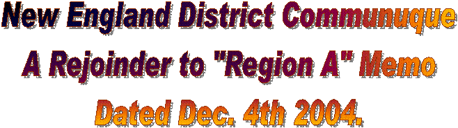 New England District Communuque
Pastor Emmanuel Faction